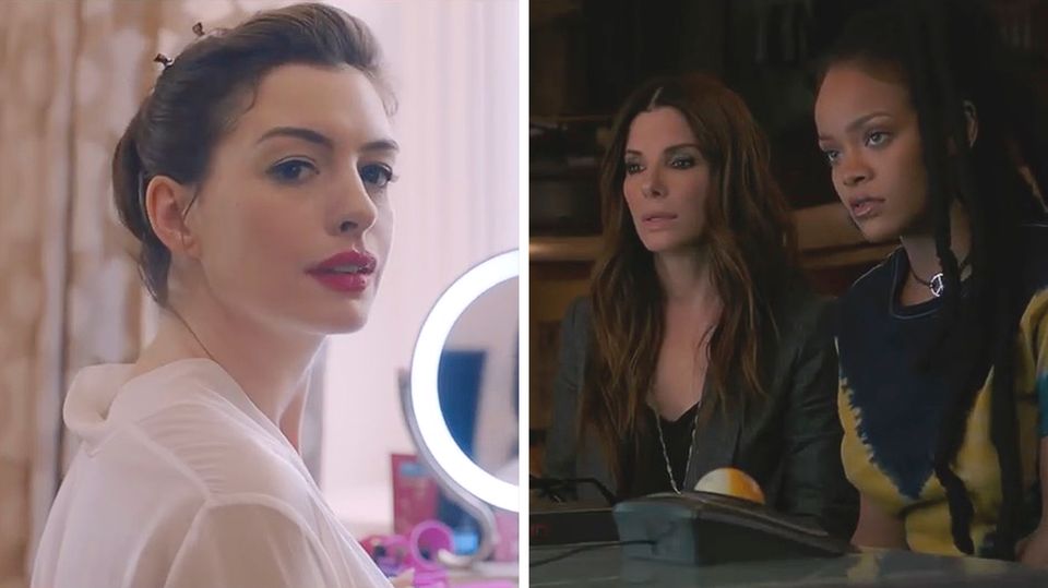 Kinotrailer: "Oceans 8": Sandra Bullock und Rihanna auf wilder Diamanten-Jagd Kinotrailer: "Oceans 8": Sandra Bullock und Rihanna auf wilder Diamanten-Jagd