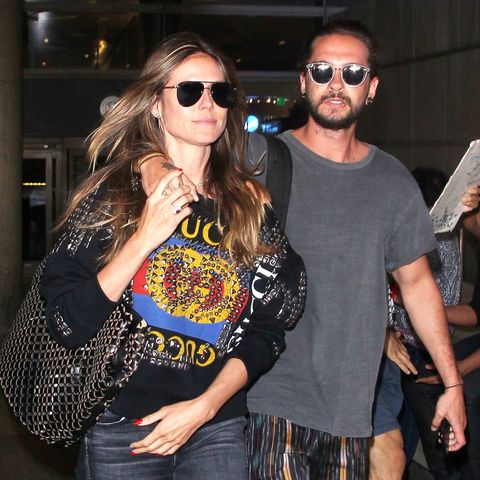 Heidi Klum und TomKaulitz Arm in Arm bei ihrer Rückkehr aus Mexiko