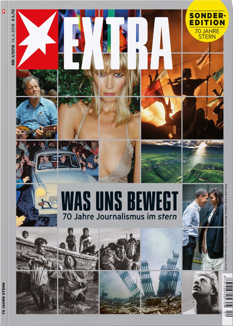 Preisgekrönte Reportage: stern Extra - Das Sonderheft zu 70 Jahren stern ist jetzt im Handel erhältlich stern Extra - Das Sonderheft zu 70 Jahren stern ist jetzt im Handel erhältlich
