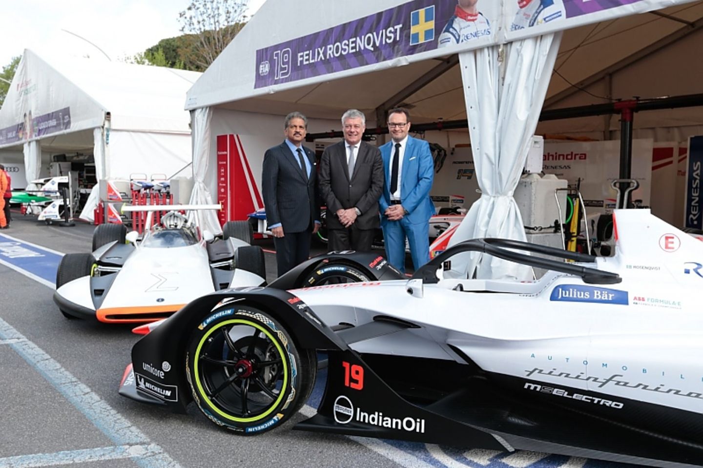 Michael Perschke Paolo Pininfarina und Anand Mahindra