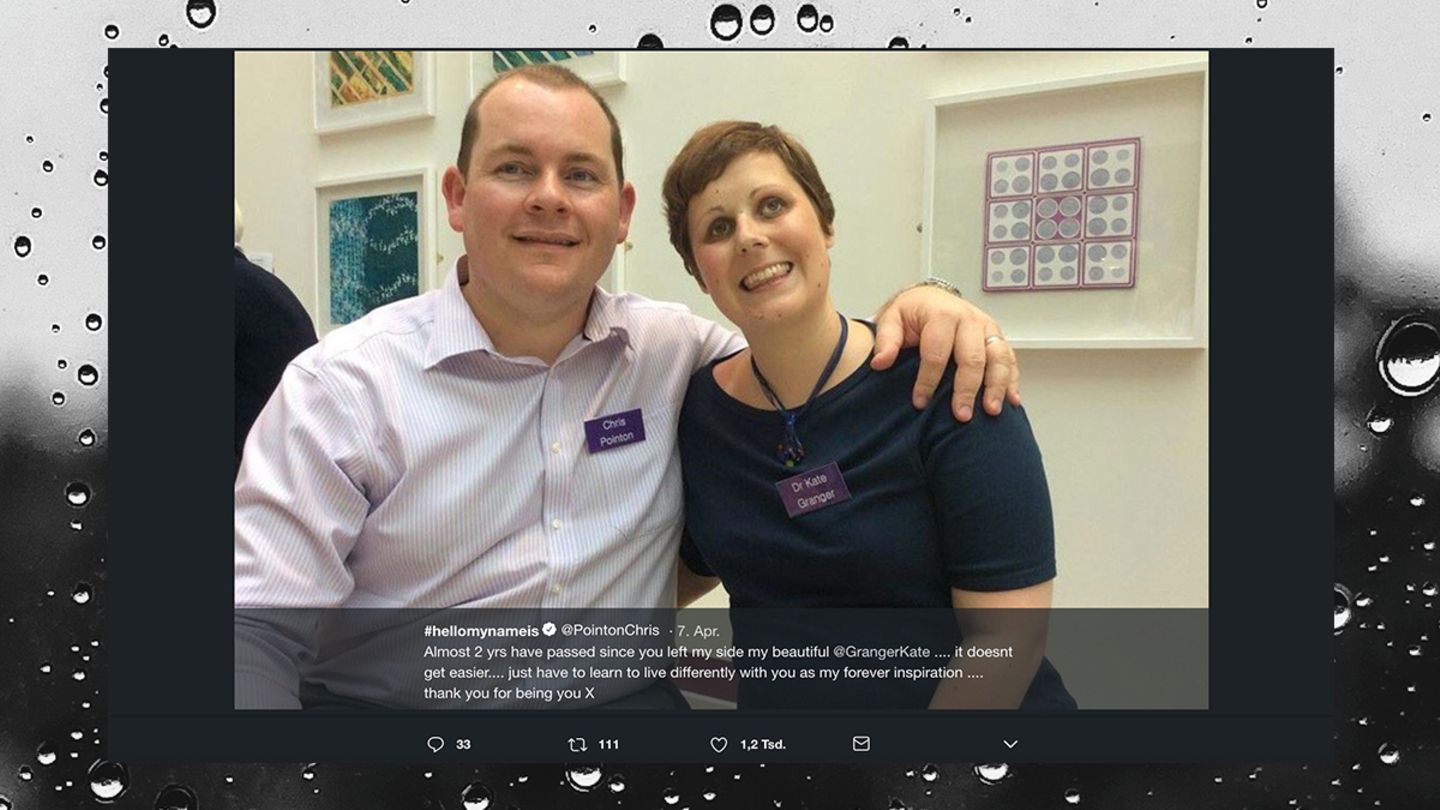 Chris Pointon und Ehefrau Dr. Kate Granger