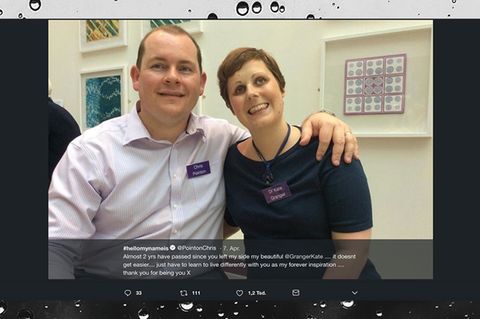 Chris Pointon und Ehefrau Dr. Kate Granger