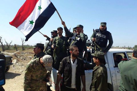 Sicherheitskräfte in Syrien