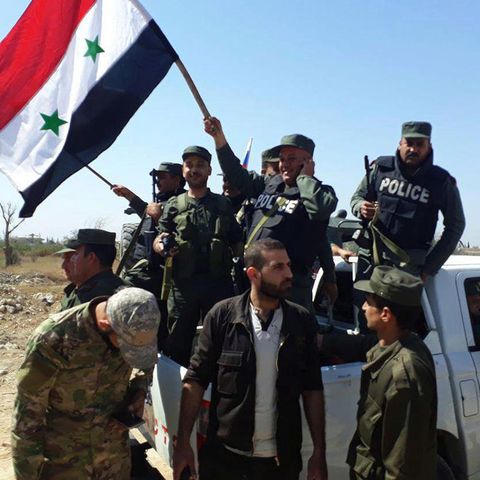 Sicherheitskräfte in Syrien