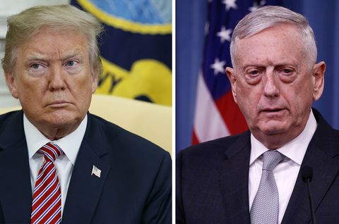 Donald Trump James Mattis Syrien