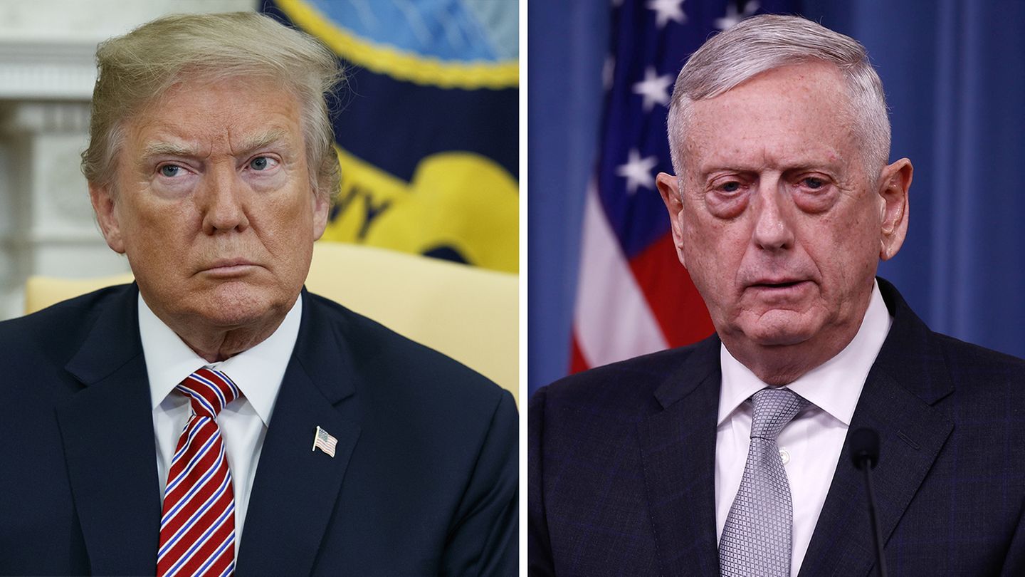 Donald Trump James Mattis Syrien