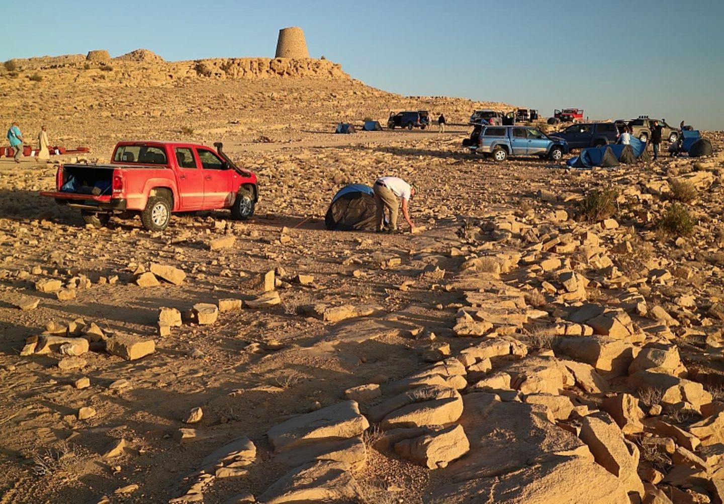 VW Amarok Adventure Tour 2018: Zelten auf dem steinigen Hochplateau