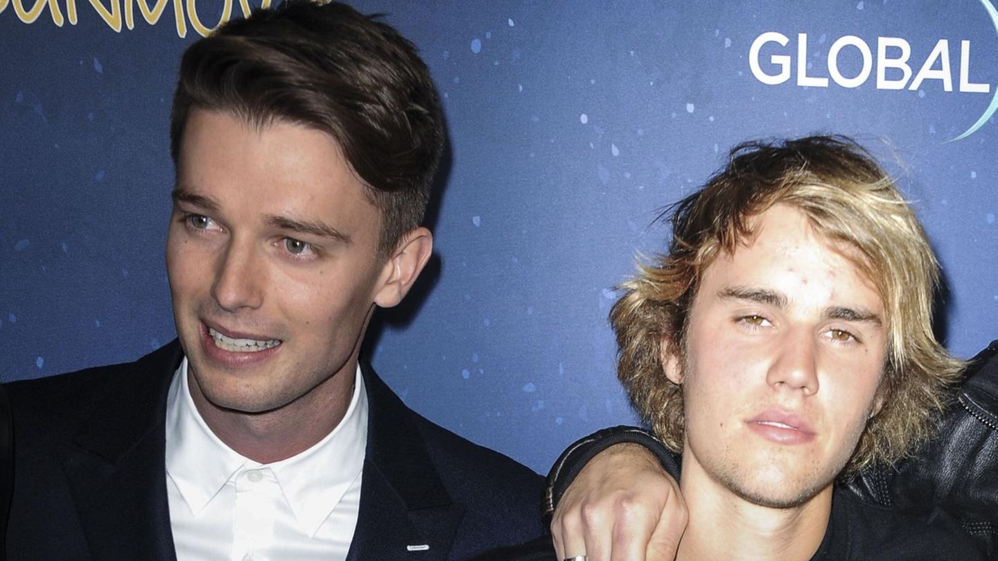 Justin Bieber und Patrick Schwarzenegger im März auf einer Filmpremiere