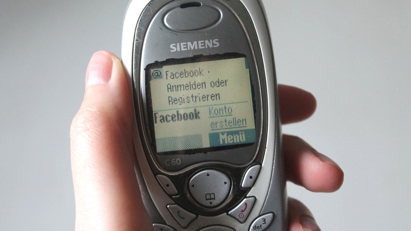 Facebook auf dem Siemens C60