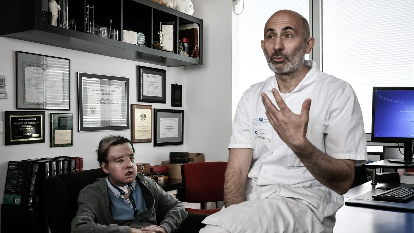 Jerome Hamon posiert mit Doktor
