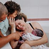 Familie nach der Geburt