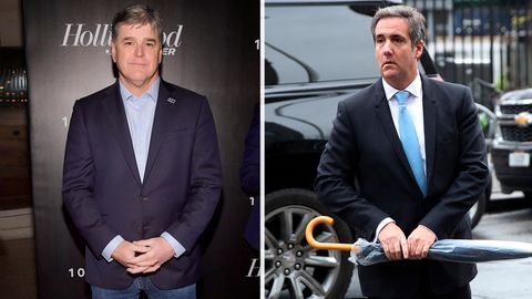 Donald Trump-Freunde Sean Hannity und Michael Cohen