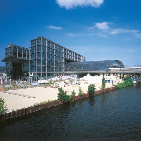 Der Hauptbahnhof in Berlin