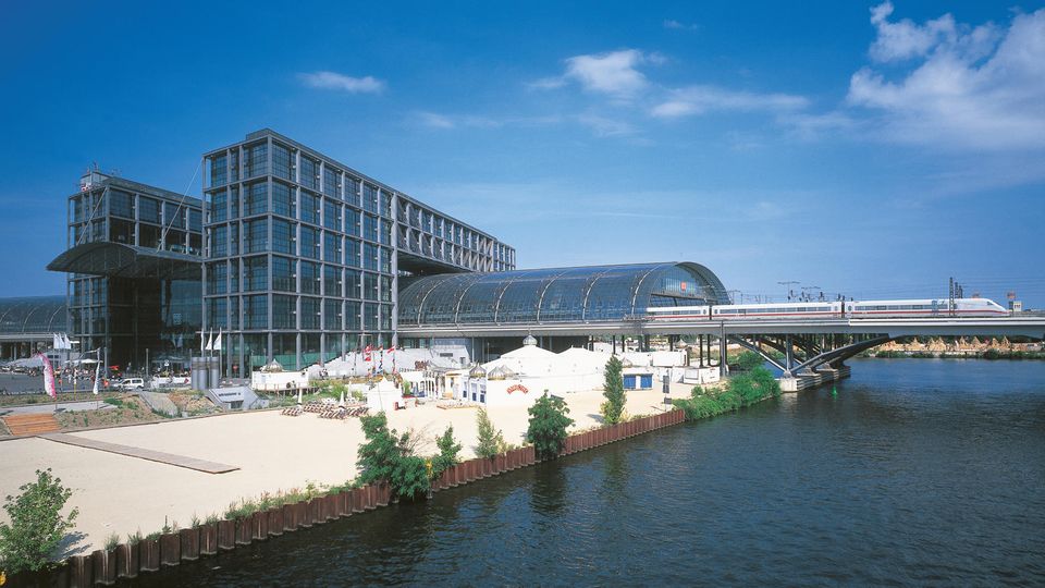 Der Hauptbahnhof in Berlin