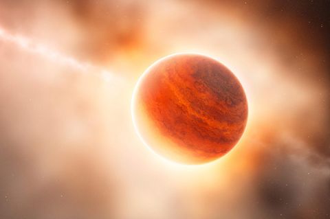 Diamanten auf Ur-Planet gefunden: Künstlerische Darstellung eines Planeten