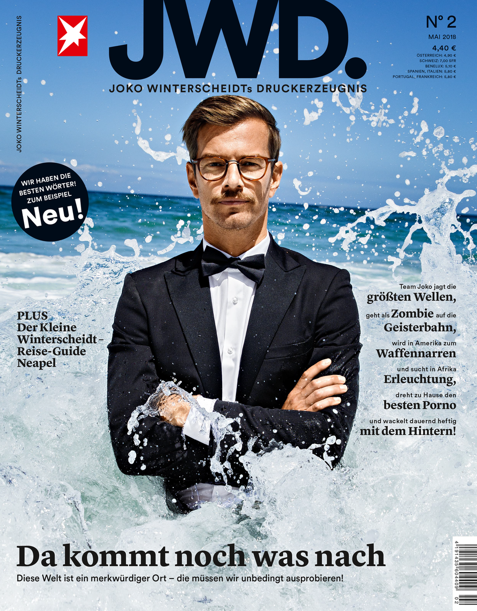 Cover der zweiten Ausgabe JWD. Joko Winterscheidts Druckerzeugnis