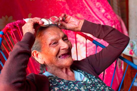 Guadalupe Palacios will Kindergärtnerin werden. Deswegen besucht sie nun die Schule. Mit 96 Jahren.
