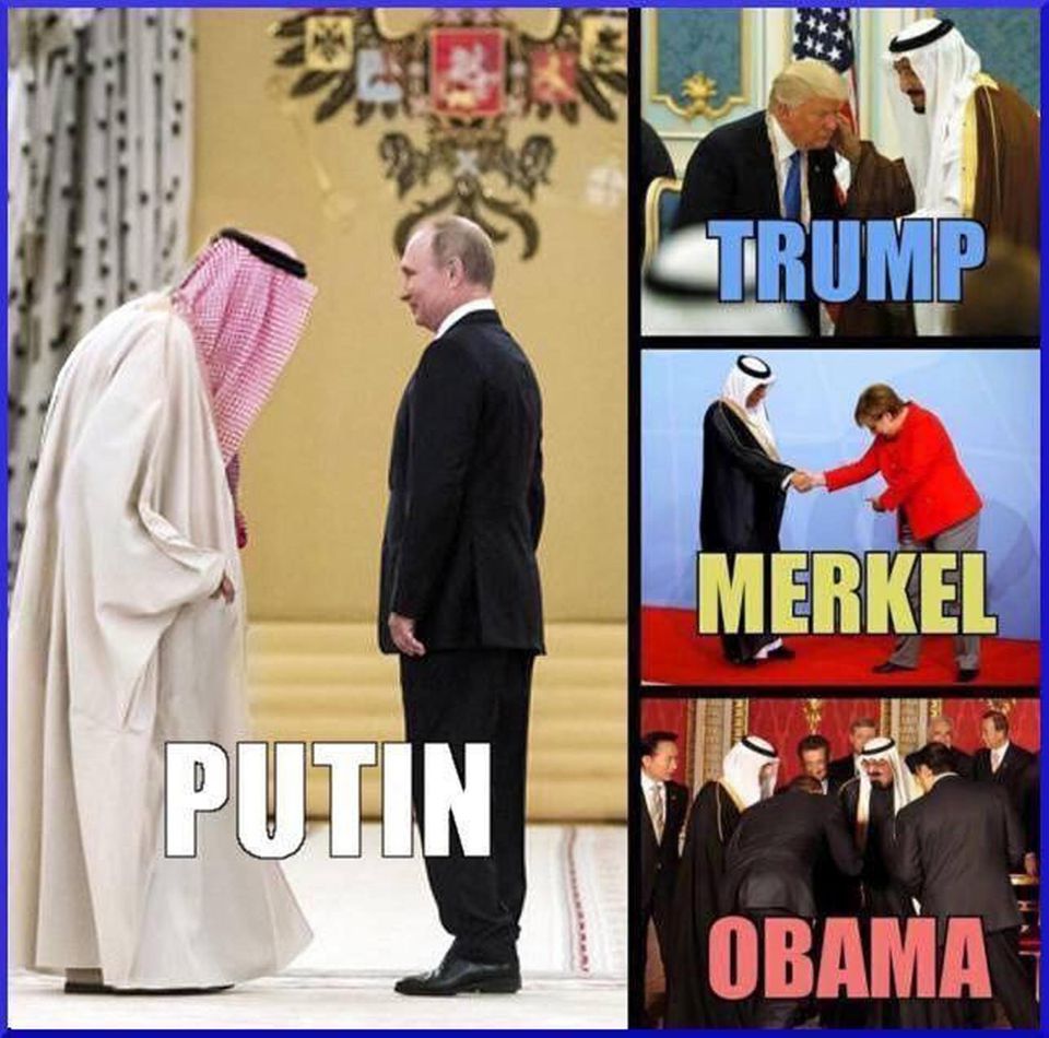 Rechtes Gedankengut: 19. 3. 2018, 12.13 Uhr: Russlands Präsident wird im Chat immer wieder verehrt oder verteidigt. Hier sollen Fotos belegen, dass nur Wladimir Putin vor Arabern aufrecht steht 19. 3. 2018, 12.13 Uhr: Russlands Präsident wird im Chat immer wieder verehrt oder verteidigt. Hier sollen Fotos belegen, dass nur Wladimir Putin vor Arabern aufrecht steht