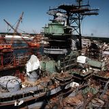 Die Moderniserung der USS Iowa.