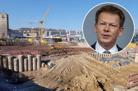 Die Baugrube des Bauprojekts Stuttgart 21 erweist sich als ein Milliardengrab.