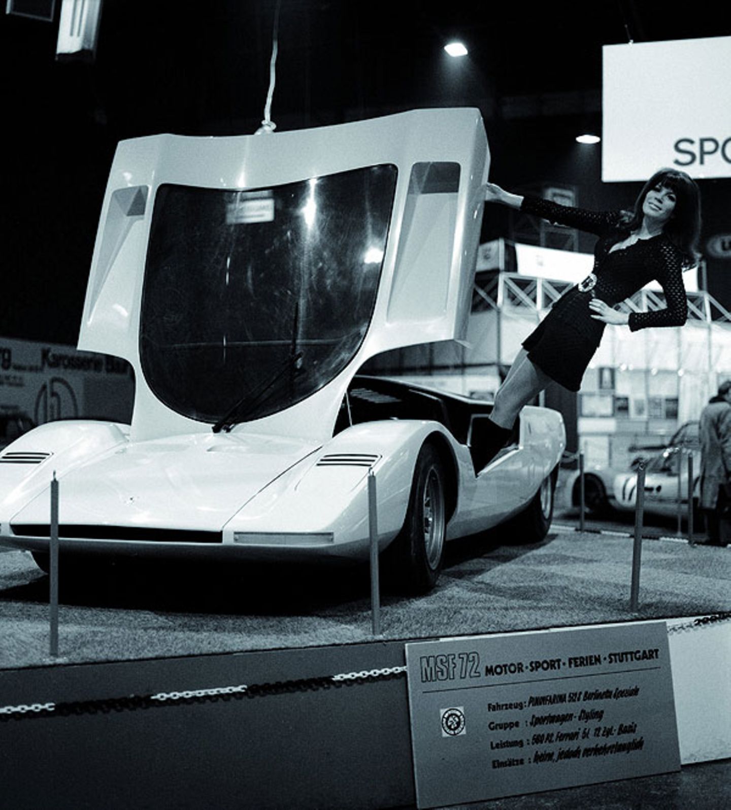 Eigentlich war der Ferrari 512 Berlinetta Speziale nicht zum Turnen gebaut. Der "Lady mit der Außenrolle" hält die Karosserie zum Glück stand.