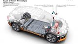 Der Audi e-tron kann auch mit 11 kW geladen werden