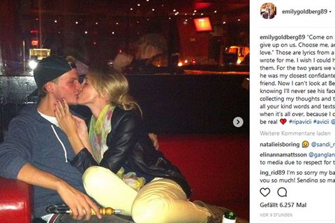 Die Ex-Freundin von Avicii nimmt auf Instagram Abschied