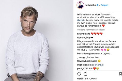 Zum Tod des Weltstars: Felix Jaehn: Ohne Avicii wäre ich nicht, wo ich heute bin
