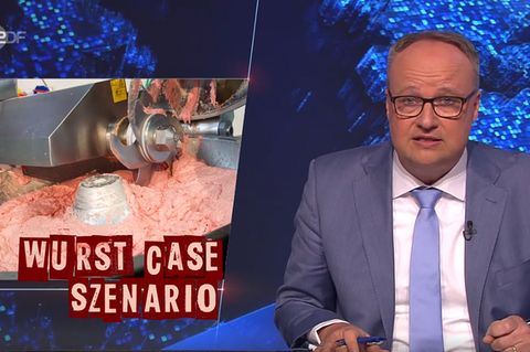 Hauptsache billig: Oliver Welke mokiert sich in der "heute-show" über die Wurst-Vorlieben der Deutschen