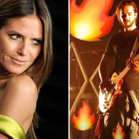 Dieses Foto von Tom Kaulitz veröffentlichte Heidi Klum in ihrer Instagram-Story