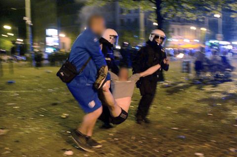Fan-Randale Magdeburg
