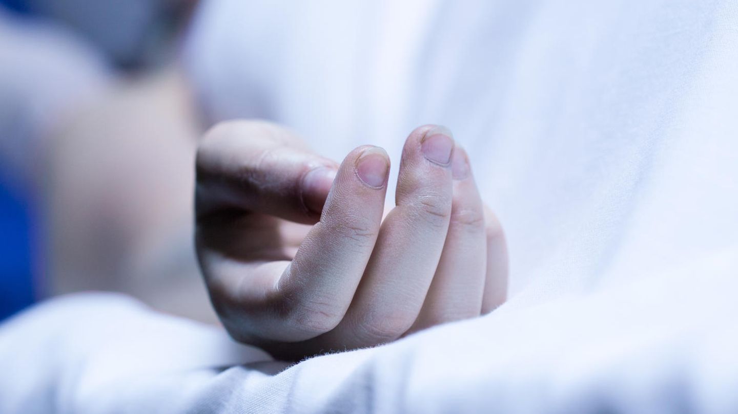 Hand tot Leiche