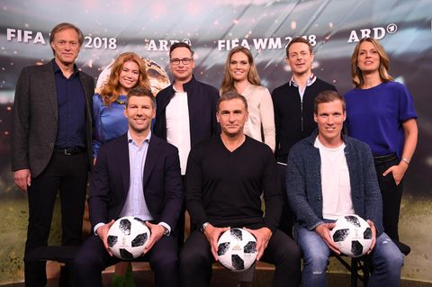 Mit diesem Team berichtet die ARD über die Fußball-WM in Russland