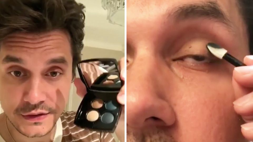 Instagram-Tutorial: So witzig schminkt sich John Mayer "Smokey Eyes" Instagram-Tutorial: So witzig schminkt sich John Mayer "Smokey Eyes"