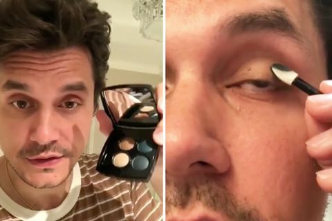 Instagram-Tutorial: So witzig schminkt sich John Mayer "Smokey Eyes"