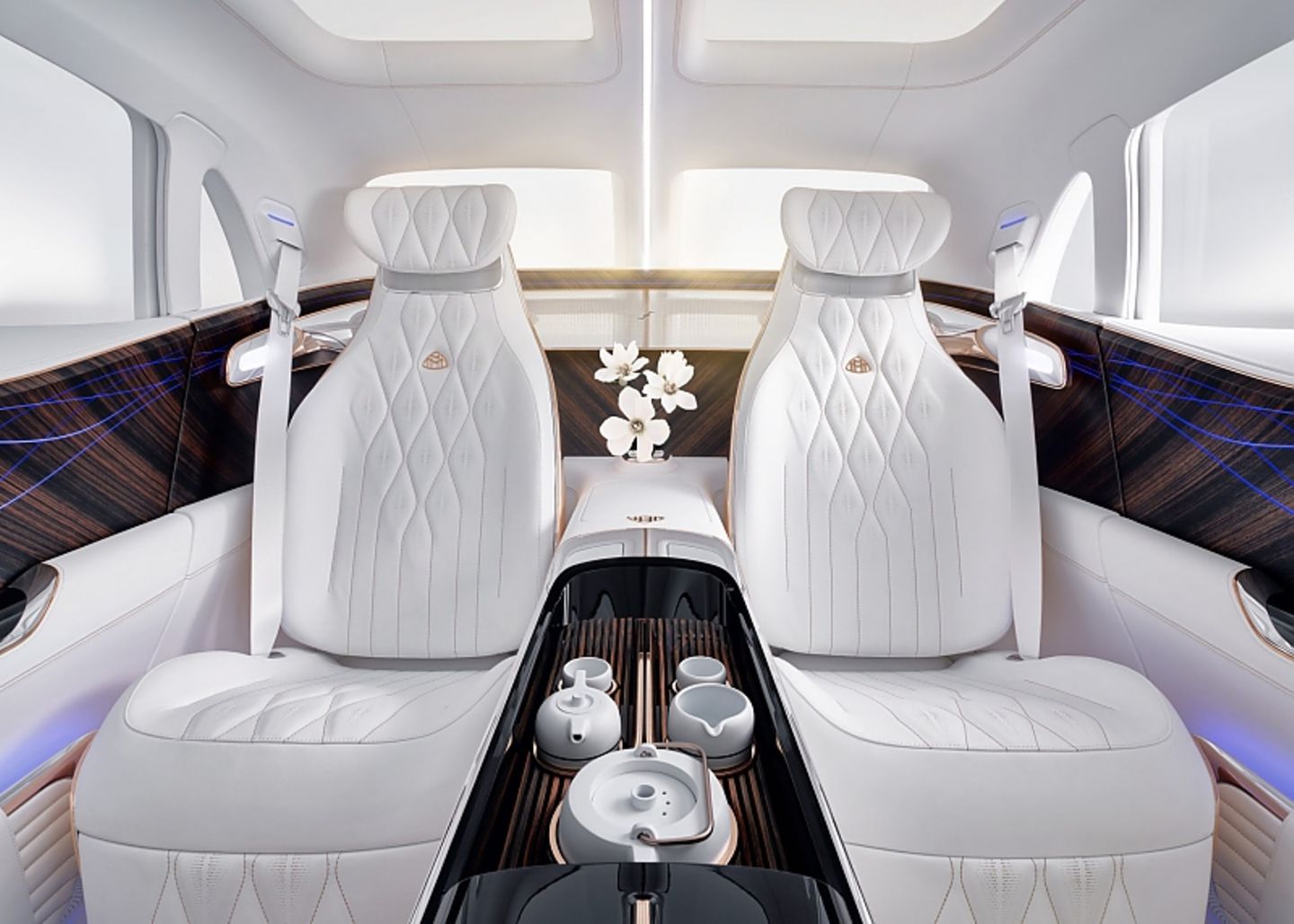 Vision Mercedes Maybach Ultimate Luxury - zwei Einzelsitze im Fond