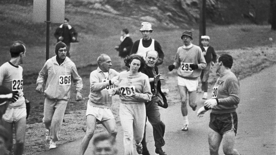 Katherine Switzer läuft den Boston-Marathon 1967