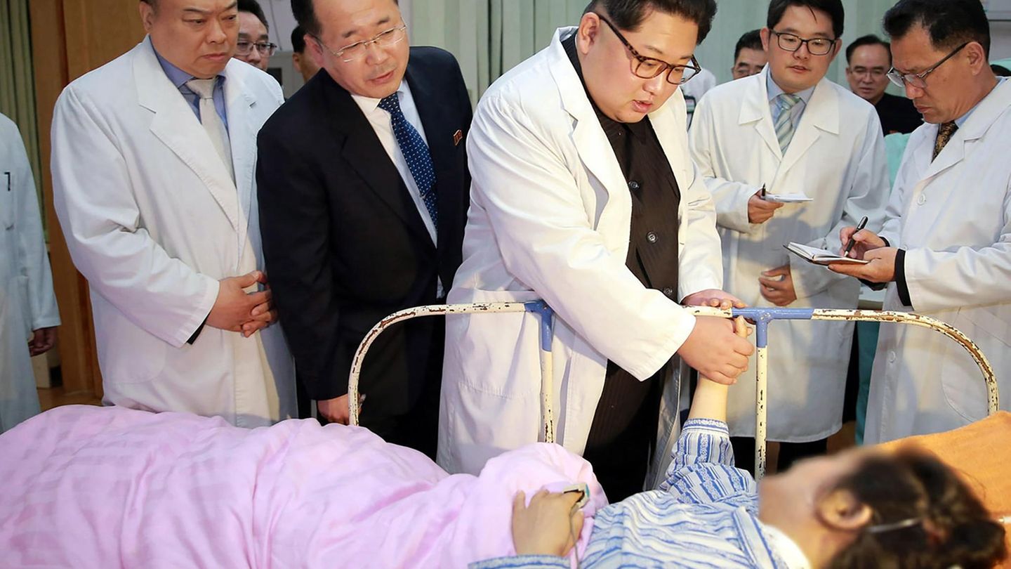 Nordkoreas Machthaber Kim Jong-un im Krankenhaus