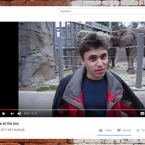 Jawed Karim im ersten Youtube-Video