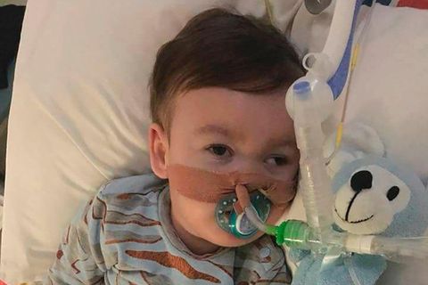 Alfie Evans in einem Krankenhaus von Liverpool