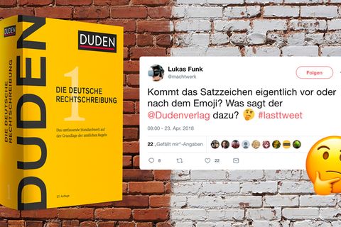 Twitter-User fragt Duden nach Emojis