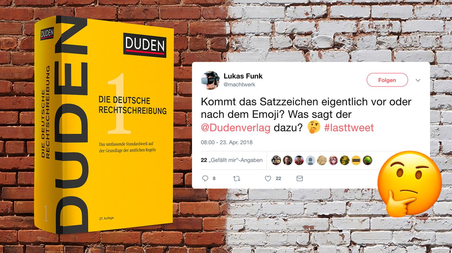 Twitter-User fragt Duden nach Emojis