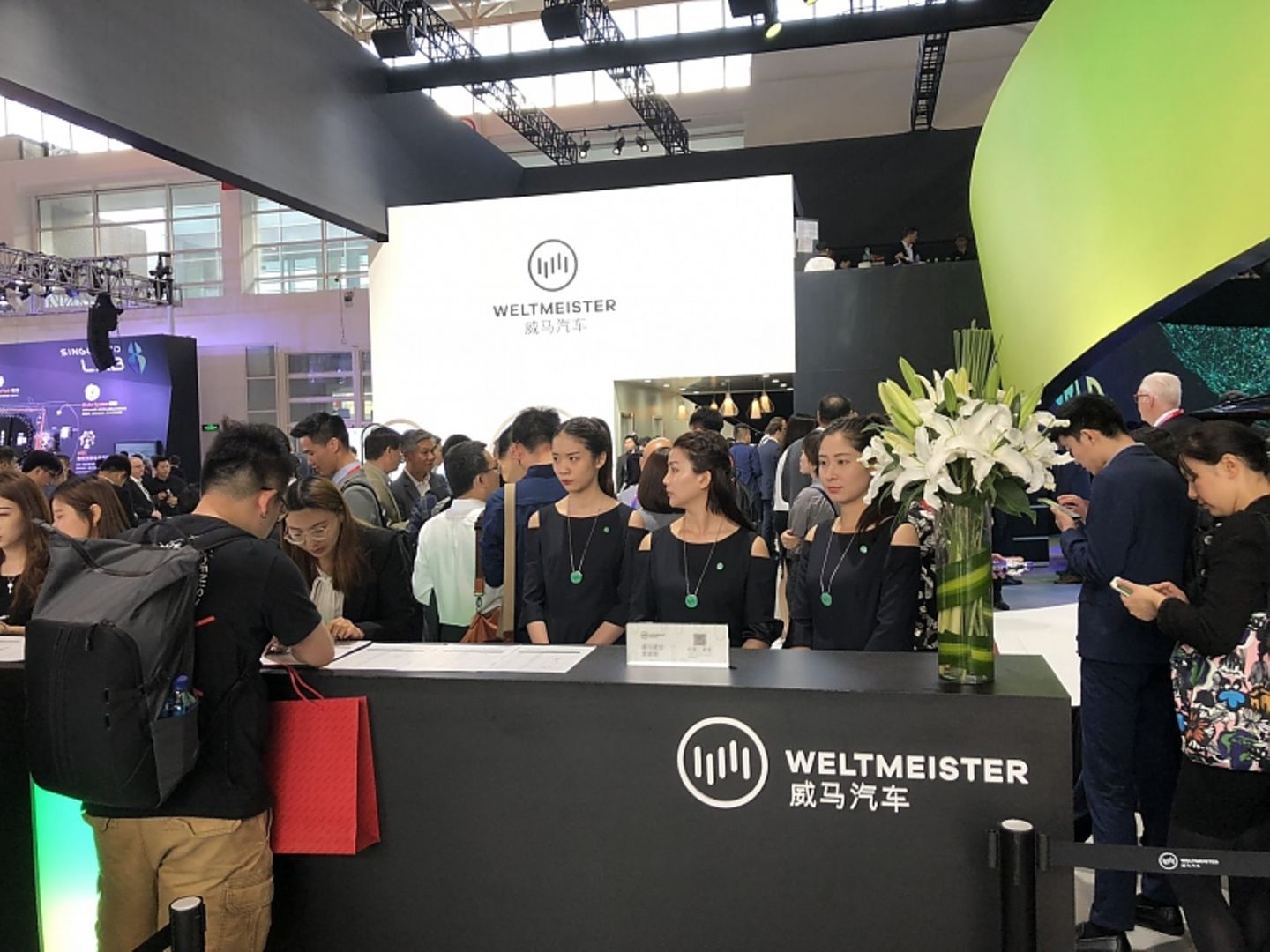 Messestand WM Motors Weltmeister