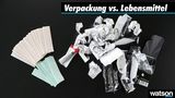 Am Ende landet auch der gekaute Kaugummi im Müll