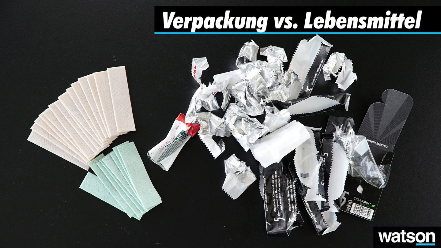 Am Ende landet auch der gekaute Kaugummi im Müll