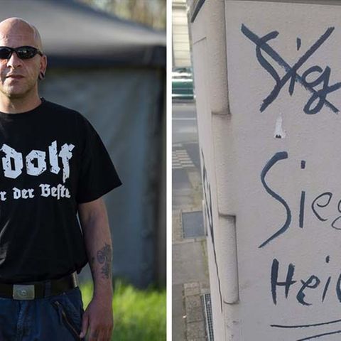 Nazi-Schmiereien offenbaren mangelnde Deutschkenntnisse