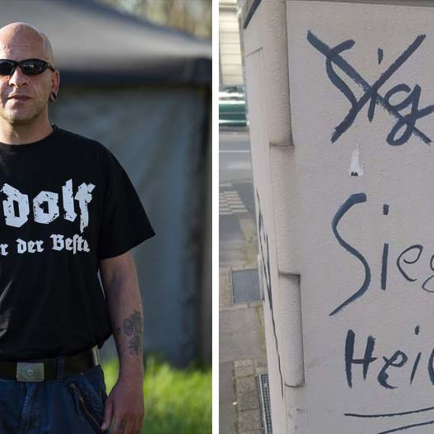 Nazi-Schmiereien offenbaren mangelnde Deutschkenntnisse