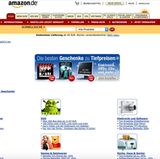 Screenshot von Amazon Deutschland in 2004