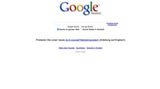Screenshot von Google Deutschland in 2001