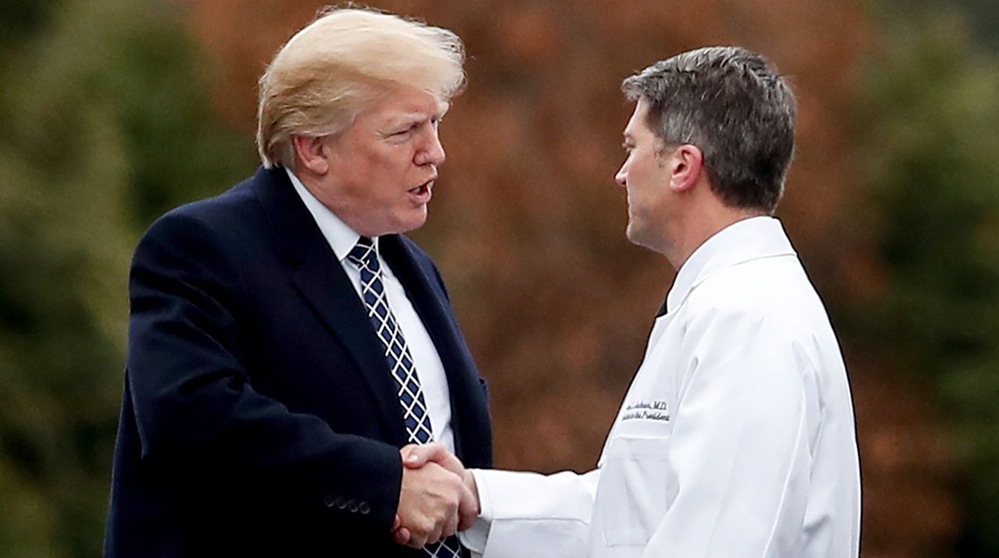 Donald Trump und Ronny Jackson